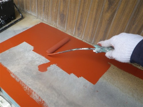 ローラー　塗装「