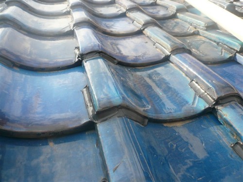 粕屋郡粕屋で瓦止め工事