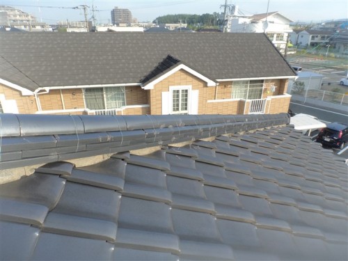 春日市屋根工事（漆喰工事）