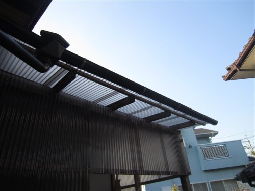 太宰府市　雨樋工事